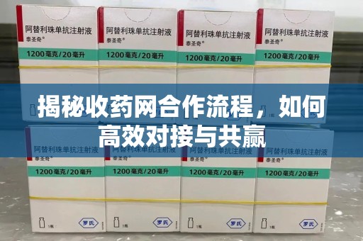 金华揭秘收药网合作流程，如何高效对接与共赢